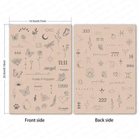 1PC Deluxe Synthetic Skin Fine Line Tattoo Practice Sheet Ideal for Mini and Tiny Precision Tattoo Training 2