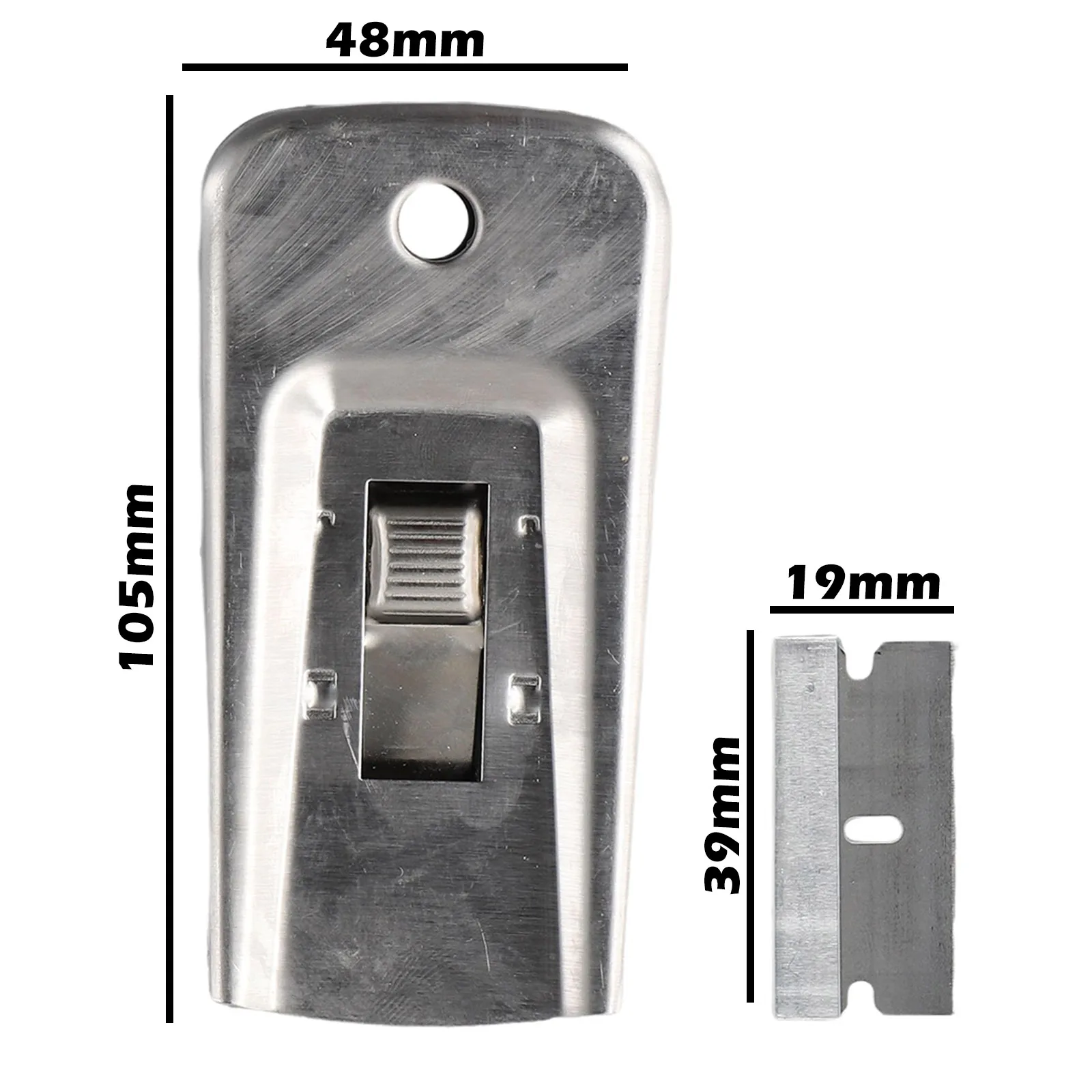 

Changing Blades Scraper Set Edge Blade Multi-Purpose Replaces Blades Stainless Steel Window Hot Sale Practical