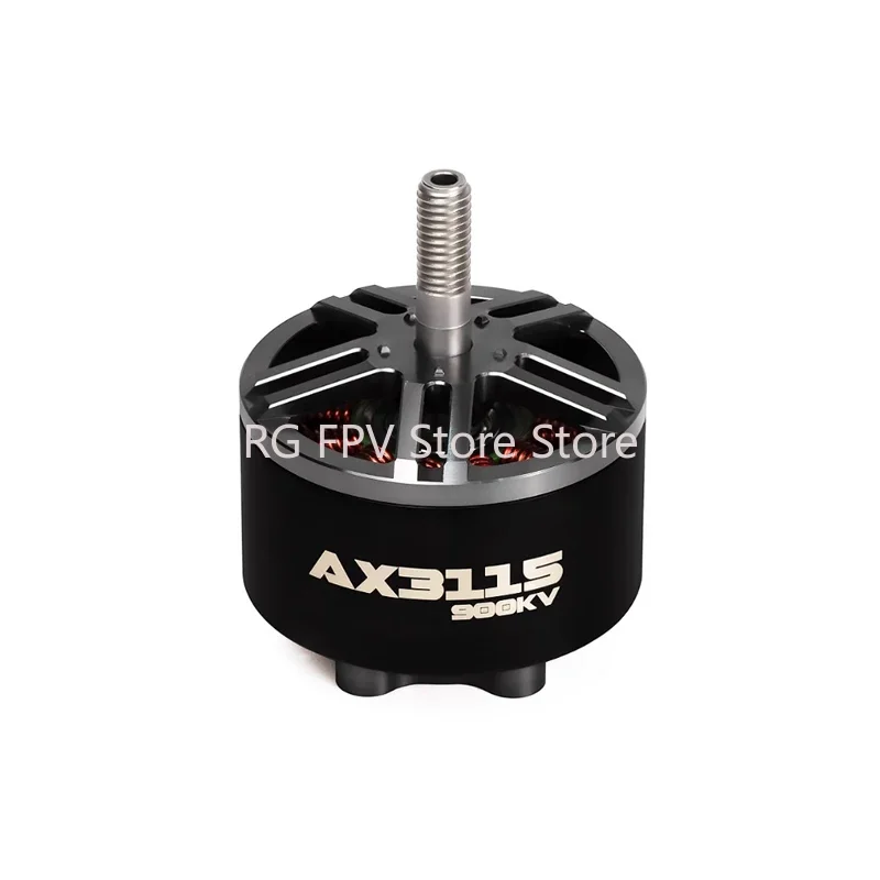 

AXISFLYING AX3115 3115 900KV FPV Brushless Motor 6S Lipo 5mm Shaft Suitable for RC 9-10inch Cinelifter X8 Protek60 Drones