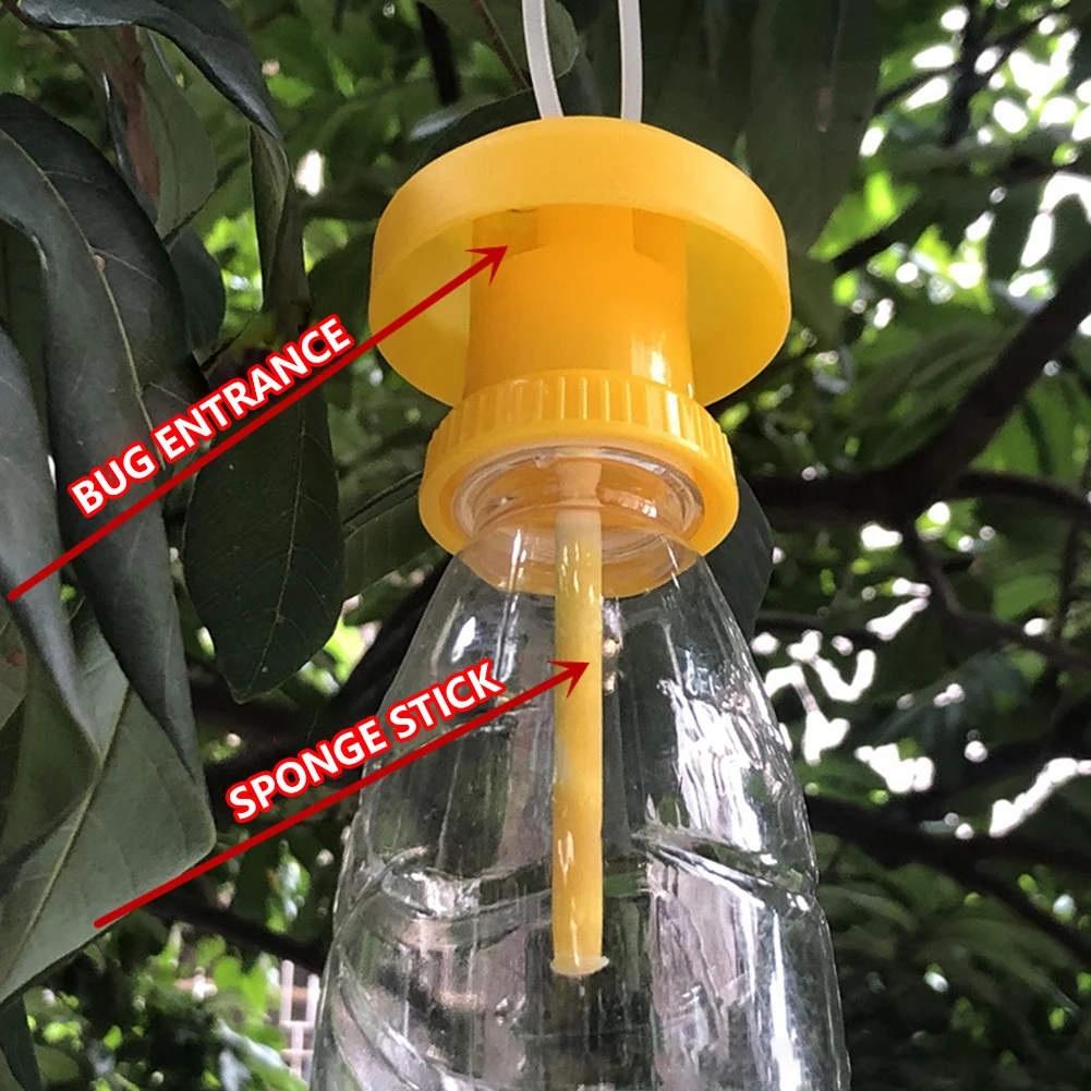 Description Picture 6 of itemDrosophila Killer Fruit Fly Trap Pest Antimosquito Vegetable Hanging Flying Bugs Attractant Bait Garden Control Tool