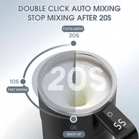 380ML Mini Electric Coffee Self Mixing Mug IP67 Waterproof Food Safe Coffee Mug USB Rechargeable Automatic Magnetic Cup For Tea 2