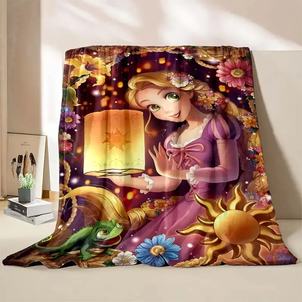 Disney Rapunzel Princess Soft Blanket Fluffy Soft Throw Camping Blanket for Children Sofa Throw Quilt Thin Blanket Fashion Gift 6