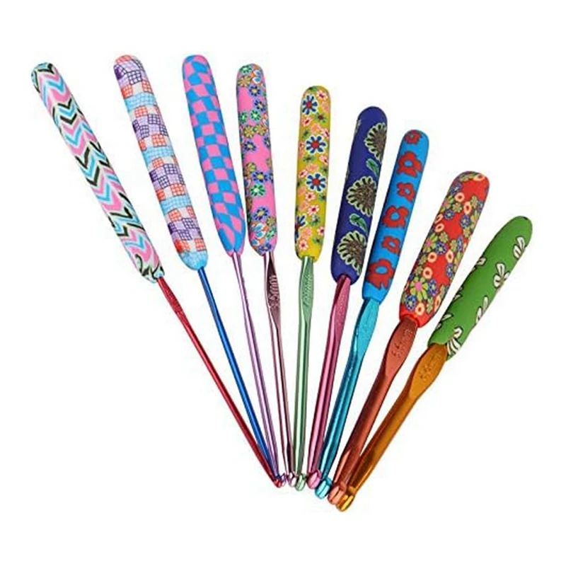 

Теплые крючки для бабушки, художественные алюминиевые мягкие крючки для вязания крючком, для вязания крючком, для рукоделия из пряжи