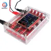 DSO138 Fully Assembled Digital Oscilloscope 2.4 Inch TFT LCD Display with Alligator Probe Clip Acrylic Case Oscilloscope DIY Kit 2