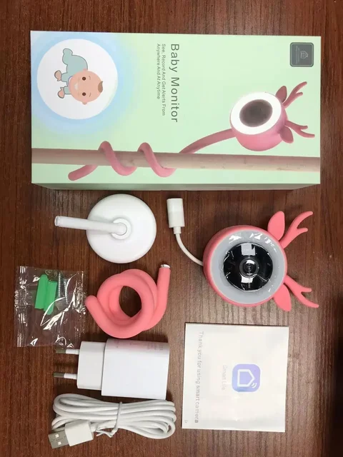 Smart Life Baby Monitor Mini Camera 4MP Camera Indoor WiFi Surveillance Camera Ready To Watch and Record  baby monitor 5