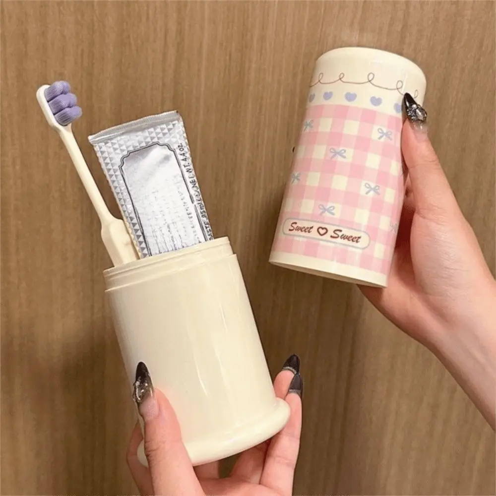 Bicchiere portatile da viaggio per spazzolino e dentifricio_voghion.com