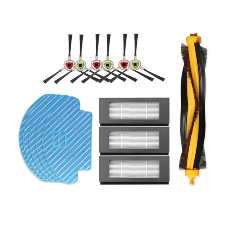 Aspirador de pó Escova Lateral do Rolo Hepa Filtro Pano Mop para Ecovacs Deebot Dd4g Aspirador de pó Robótico Peças Acessórios