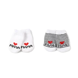 Lovely Baby Socks Gift Pack - White Cotton Crew Socks for Newborns and Toddlers (WHITE)