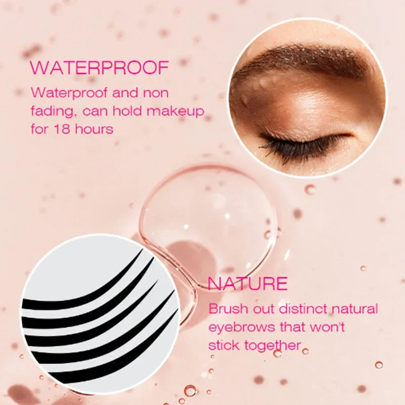 Gel Eyebrow Styling Cream Clear Semi-permanet Brow Lifting Beauty Makeup Transparent Natural Eyebrow Enhancer Lasting Waterproof 4