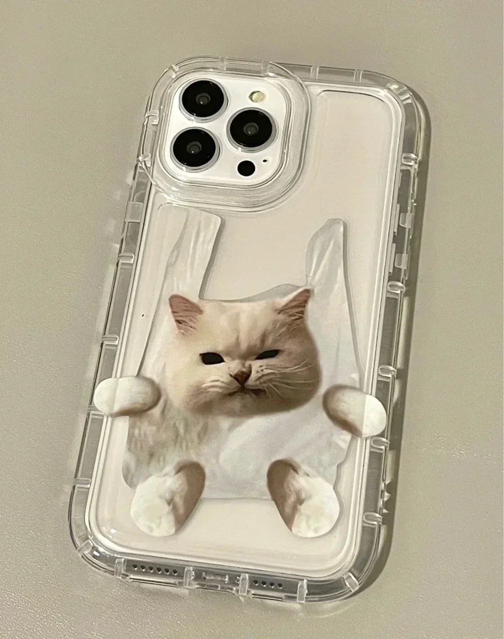thumbnail image 1 of Funda de teléfono con dibujo de perro lindo coreano para iPhone 14 13 11 12 Pro Max 7 8 Plus X XR XS TPU suave transparente estética trasera, 1 of 5