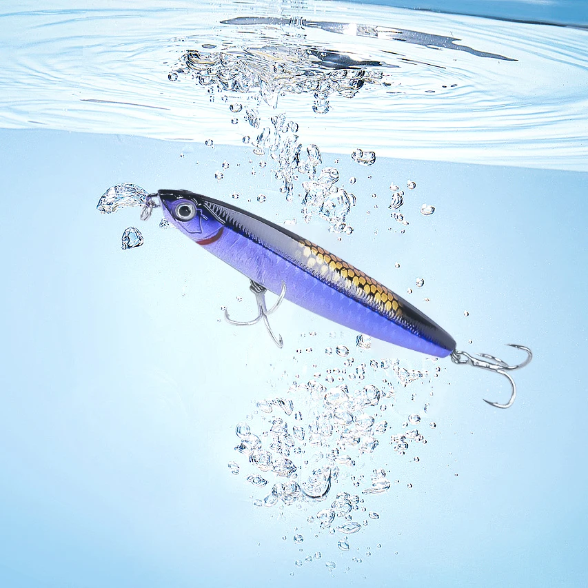 Pencil Lure Sinking Minnow 10-24g 8-10cm Steel Ball Crankbait Fish Hook  Tackle Trolling Jerkbait Artificial Bait Deep Wobbler