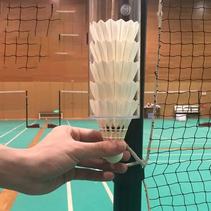 Shuttlecocks Storage Bucket Badminton Balls Holder Magnetic Tube Badminton Training Equipment Shuttlecock Storage Tube Bag