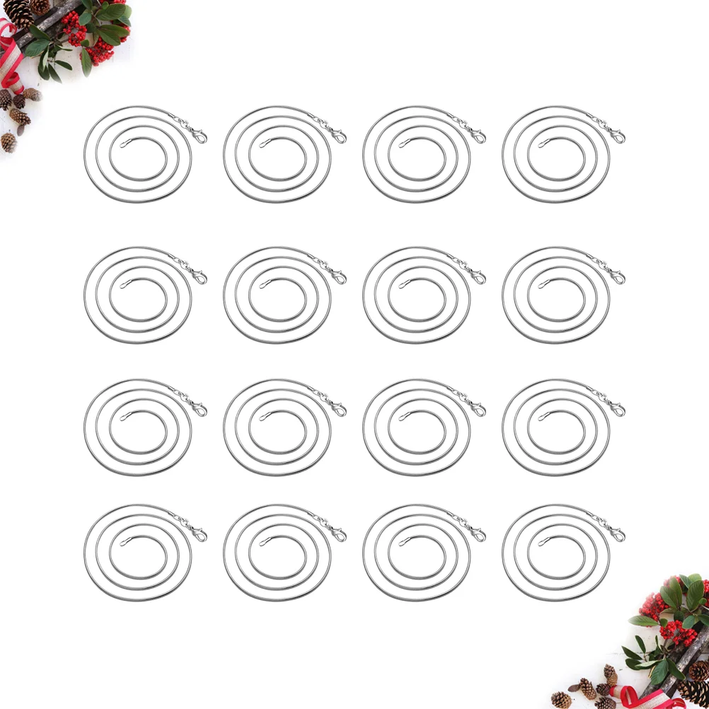 

30pcs Stylish Chain Necklace Elegant Neck Accessories Jewelry Gift Delicate Necklace for Women Lady (30-Inch)