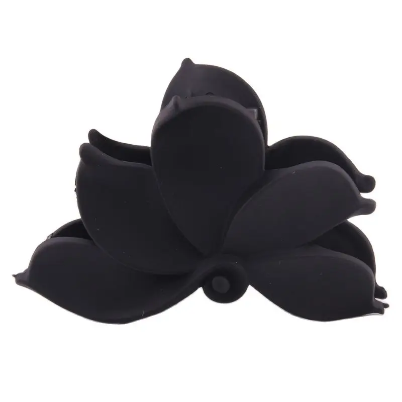 

Hot Design Hair Claw Clips Leaves Flower Shape Ponytail Holder Tins Clamp Crab for Hair Strong Bit Force High-polish Finish