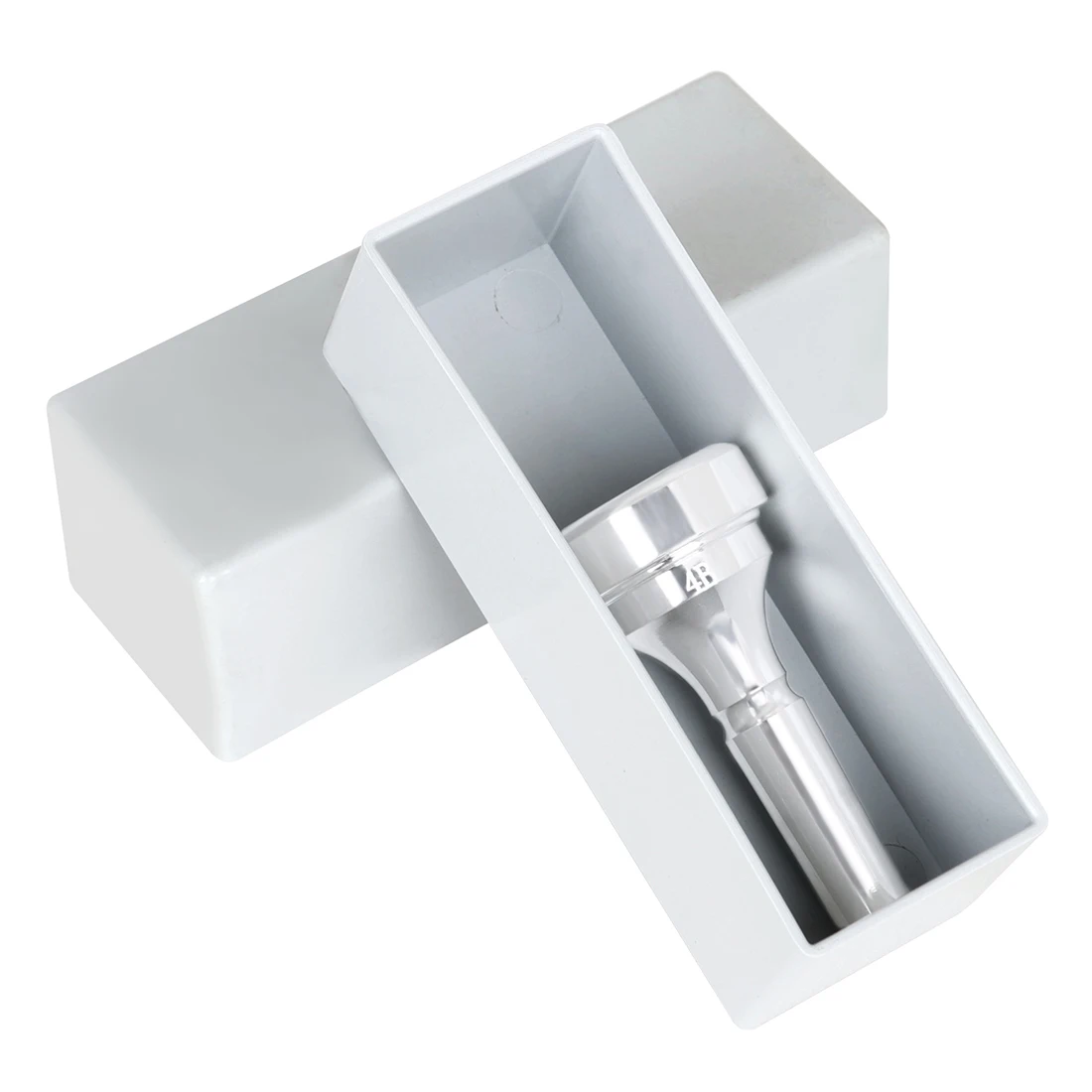 Description Picture 3 of itemProfessional 4B Cornet Mouthpiece Brass Silver Plated Bb Cornet Mouthpiece High Quality Brass Instrument Parts & Accessories