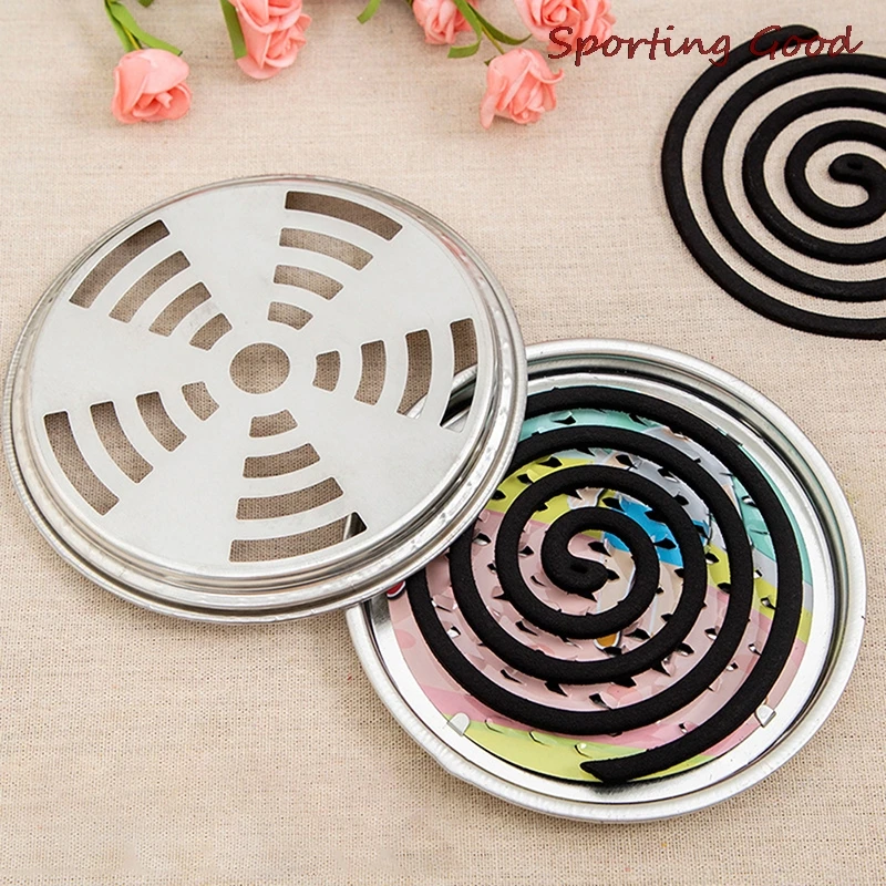 

1PCS Mosquito Coils Holder Large Metal Insect Repellent Rack Selling Mosquito Repellent Incense Plate for Home Outdoor