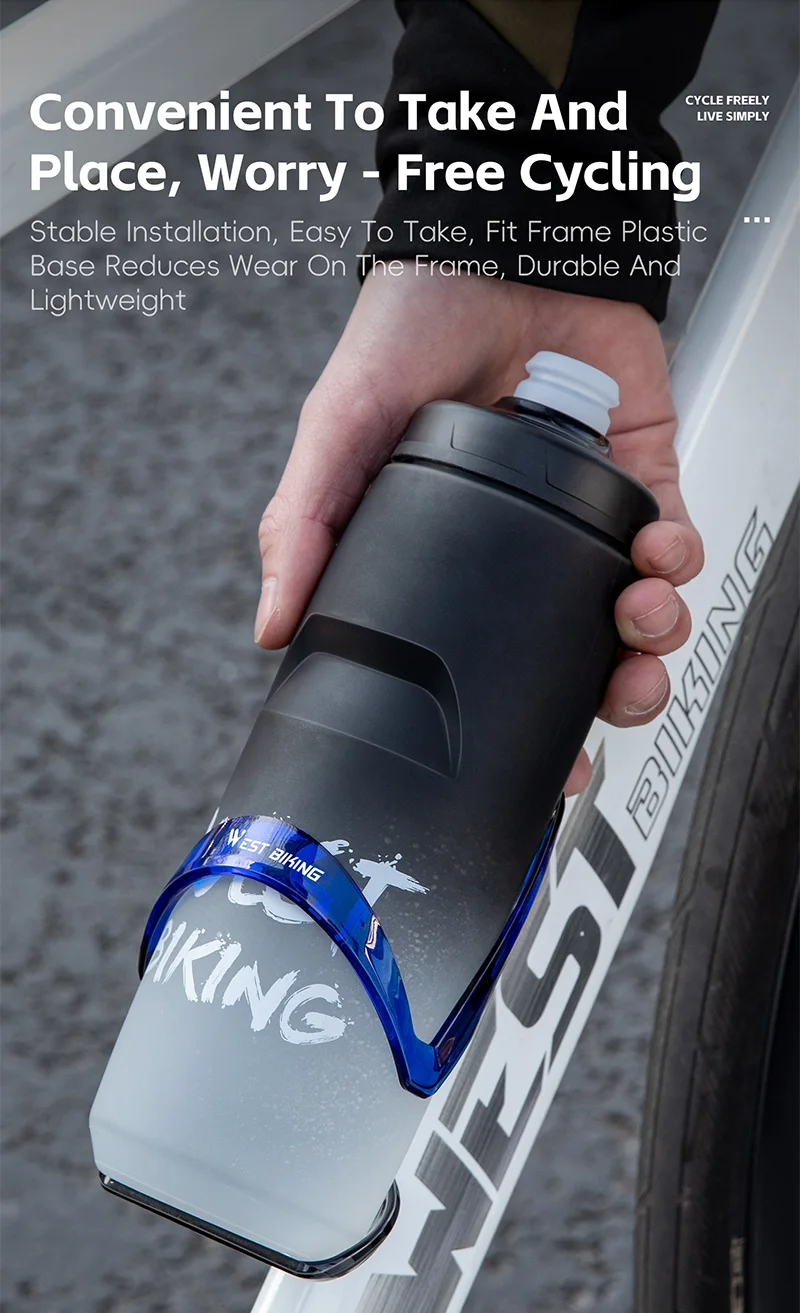 WEST RADFAHREN Fahrrad Flasche Käfig Leichte Hohe Zähigkeit Radfahren Wasser Flasche Halter Trinken Tasse Ständer MTB Rennrad Zubehör – Detail 7