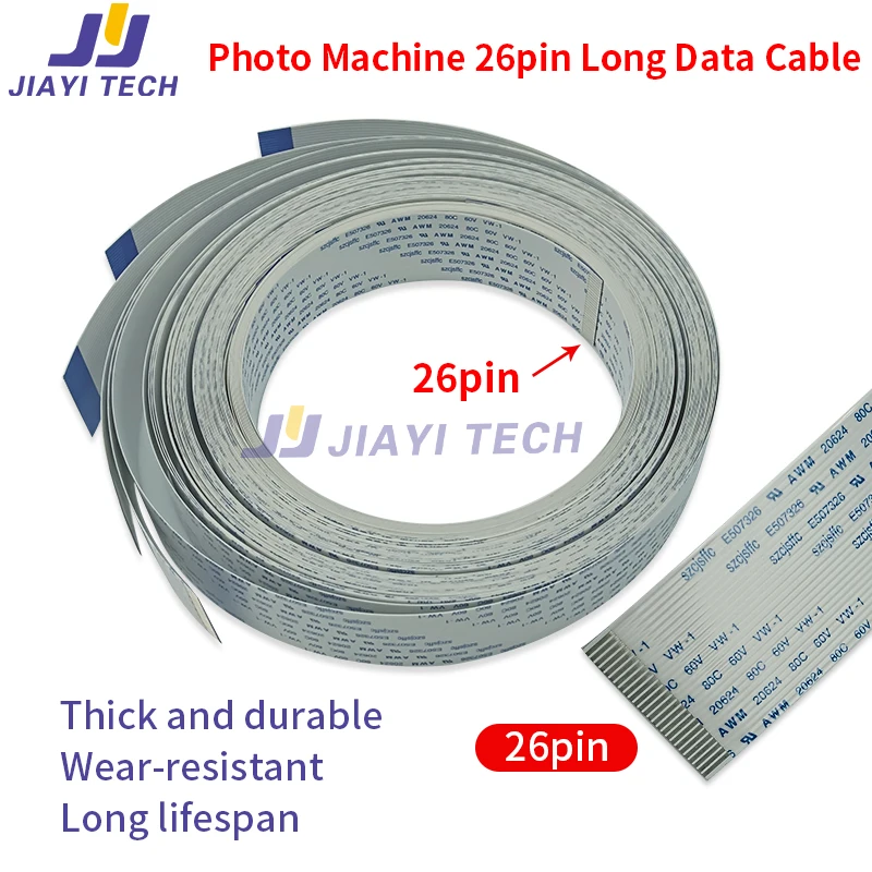 

1Pcs 26Pin Pitch 1.0mm 3500A Long Flat Data Cable Main Board Long Data Cable for Senyang Printer