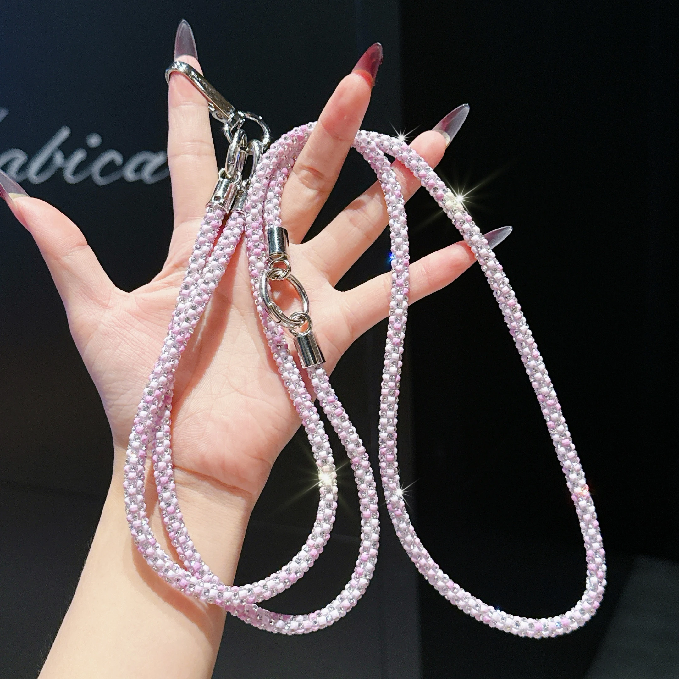 Versatile 3-in-1 Crossbody Chain Phone Strap with Removable Water Cup Holder