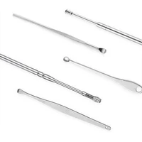 8PCS Set Ear Wax Pickers Earpick Remover Curette Earwax Removal Cleaner Spoon Shovel Piercing Kit Ear Care Booger Cleaning Tool 2