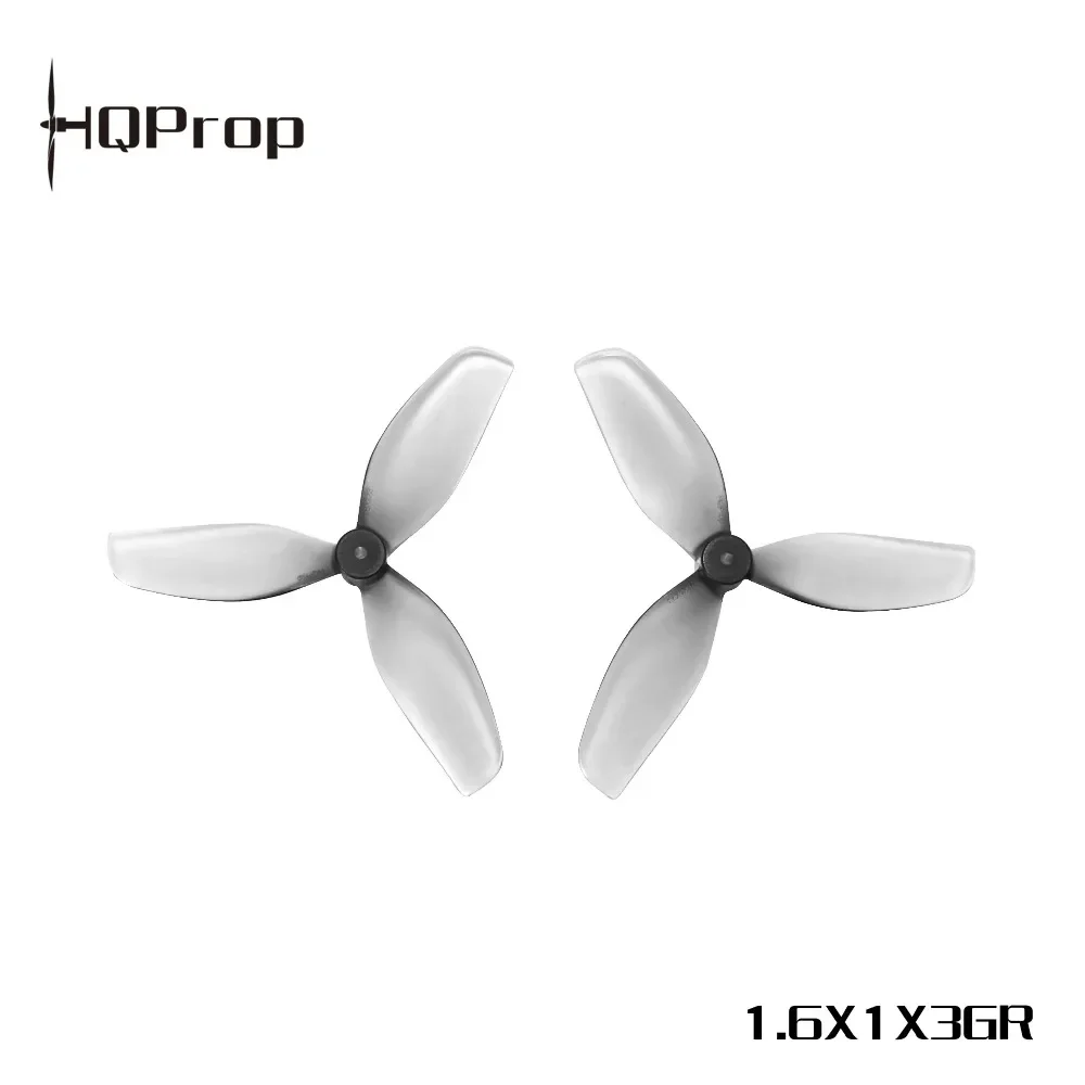 HQ Ultralight Whoop Prop 1.6x1x3 40mm Gris 12CW+12CCW PC 1mm Arbre
