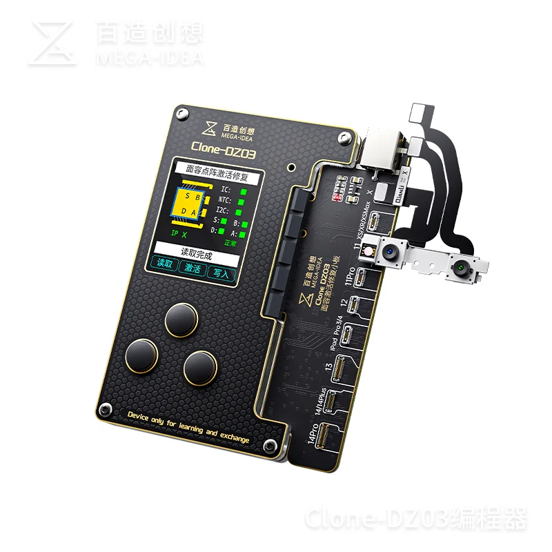 Qianli Mega-Idea Clone-Dz03 Face Id Dot Matrix Repair Smontare Strumento Gratuito Senza Cavo Di Saldatura Per Iphone X 11 12 14 Pro Max