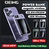 10000mAh Macsafe Powerbank 15W Magnetic Wireless Fast Charger For iPhone Xiaomi Huawei Samsung Power Bank External Spare Battery 1