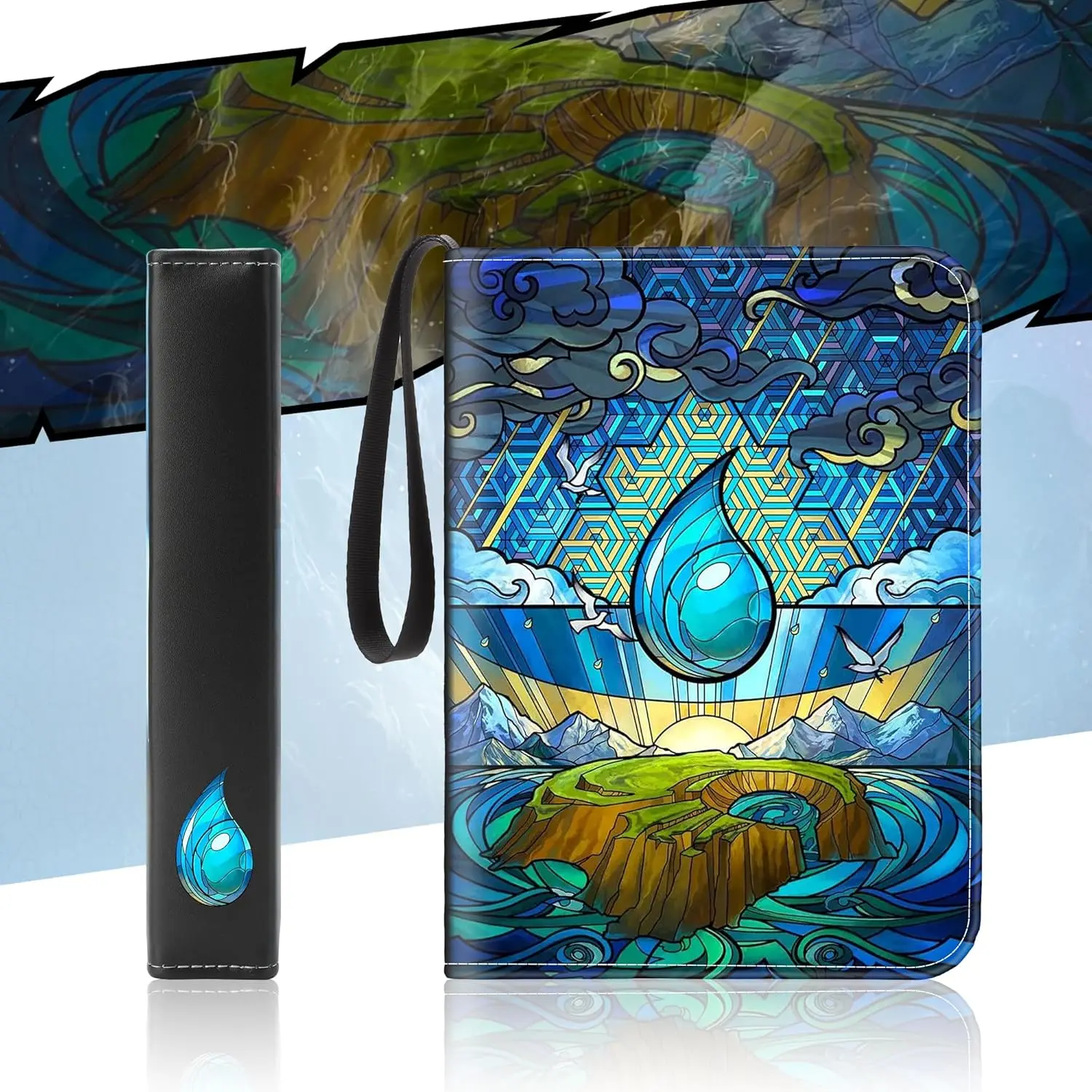 Trading Card Binder for MTG/YGO/PTCG/Game Cards, Holds 900 Cards,Premium Collector Card Album for Standard Cards