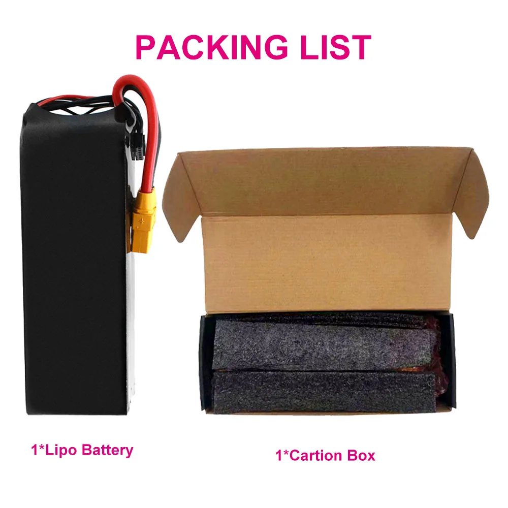 CNHL Lipo Battery, PACKING LIST 1*Lipo Battery 1*Cartion