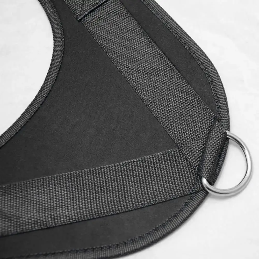 V-Shaped Abdominal Crunch Straps Nylon Fitness Drag Handle Ab Exercise Harness Foam Grips Comfortable Fitness Abdominal Belt