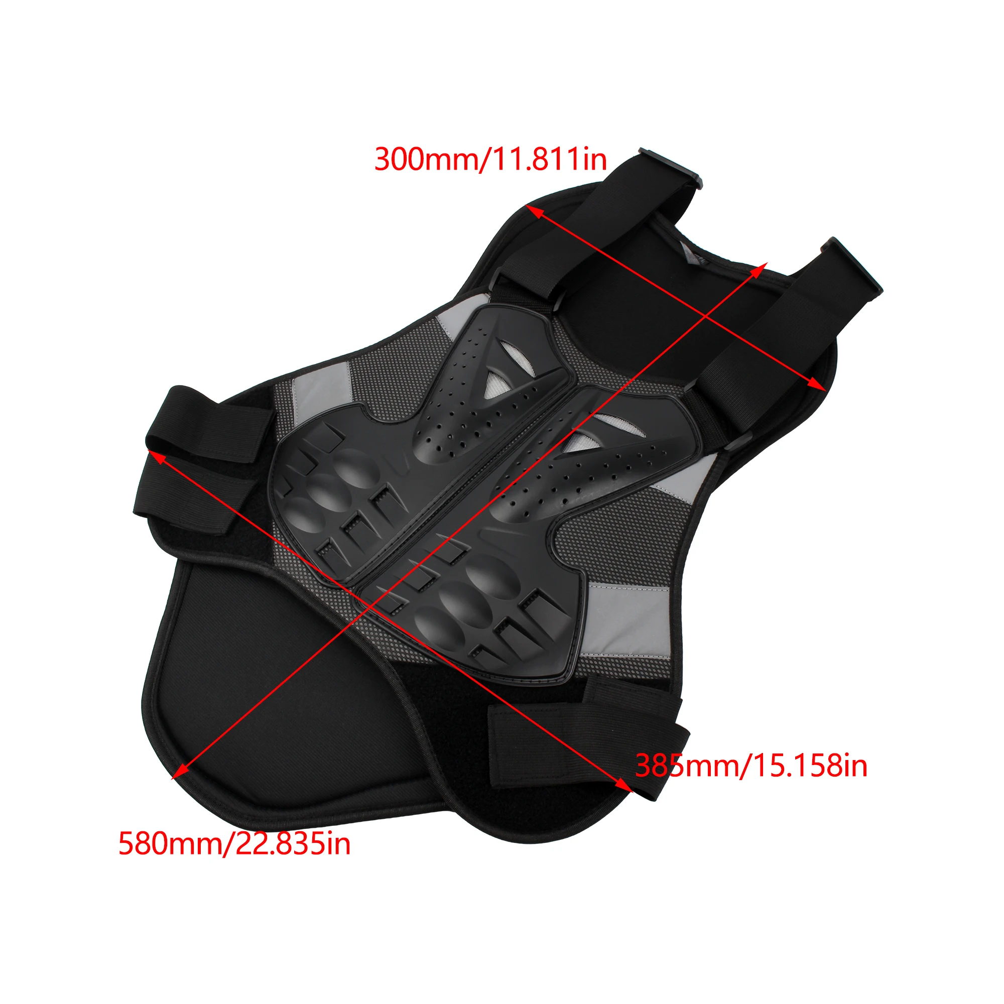 Motorcycle Motobike Body Armor Chest Spine Protector Vest Dirt Bike Motocross Outdoor Noctilucent Vest Protecting Safety