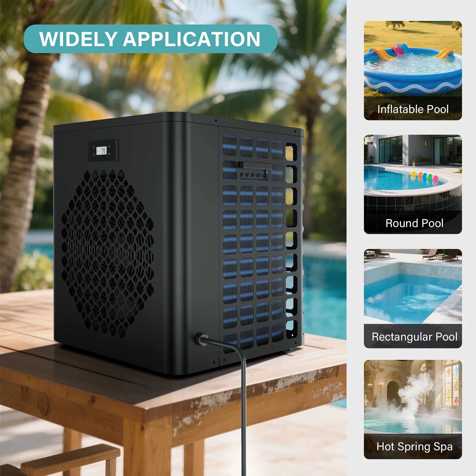 16000BTU Above Ground swimming Pools Heater 5