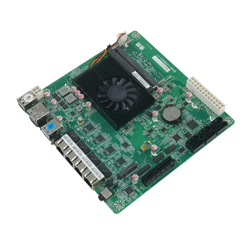 NAS Alder Lake N100 / Twin Lake N150  Motherboard DDR5 SODIMM 4800MHz 16GB 4*I226 2.5G 1*DP 1*HD 2*USB3.0 6*USB2.0 2*M2_SSD NVME 5