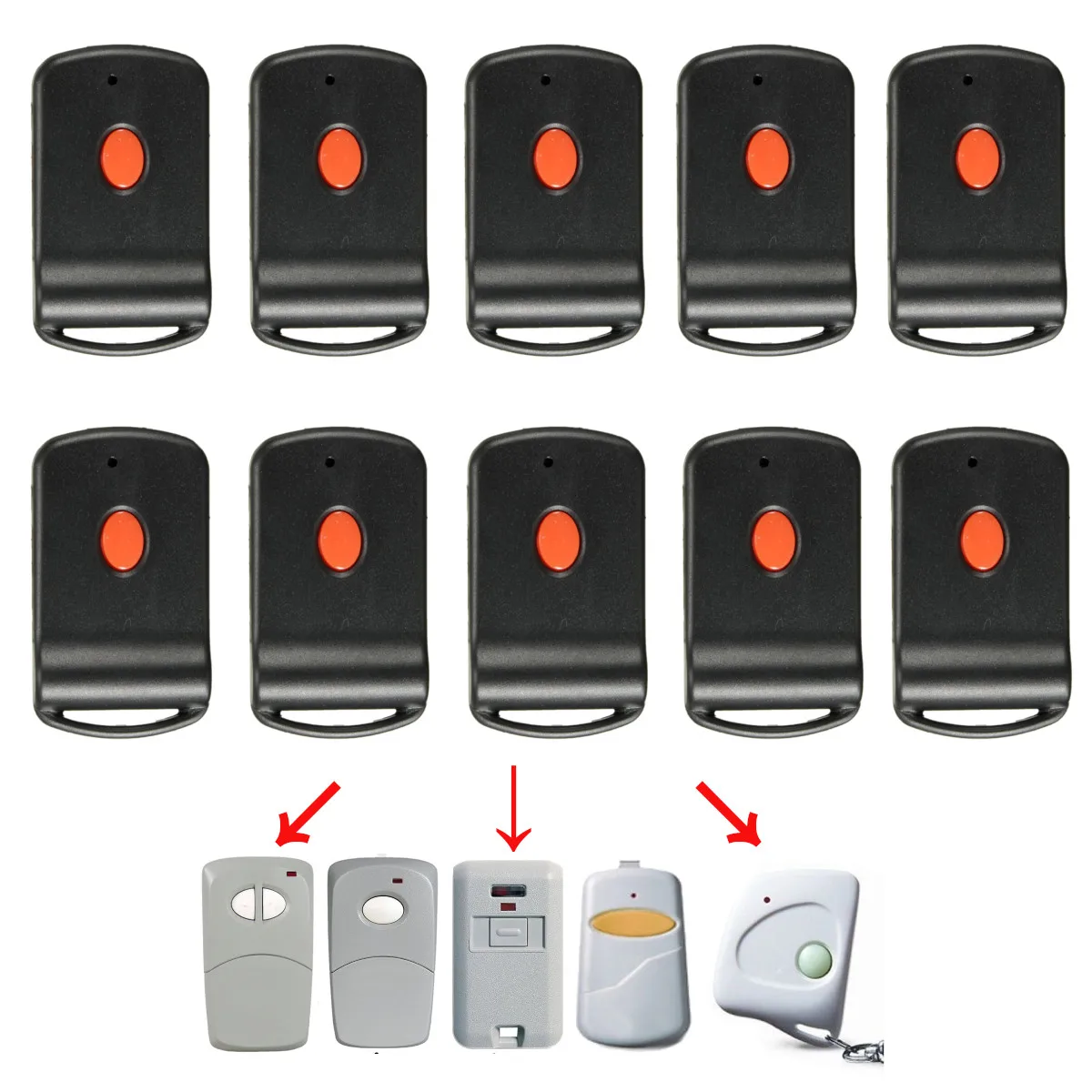 

10pcs 300mhz Garage Gate Door Remote Transmitter For MultiCode 3060 3089 4120 Linear MCS308911 MCS412001 MCS414001 MCS308301