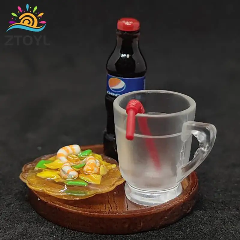 Dollhouse Mug Cup Silicone Mold Dolls House Mini Cups Model Dollhouse Decoration Accessories Pretend Play Toy
