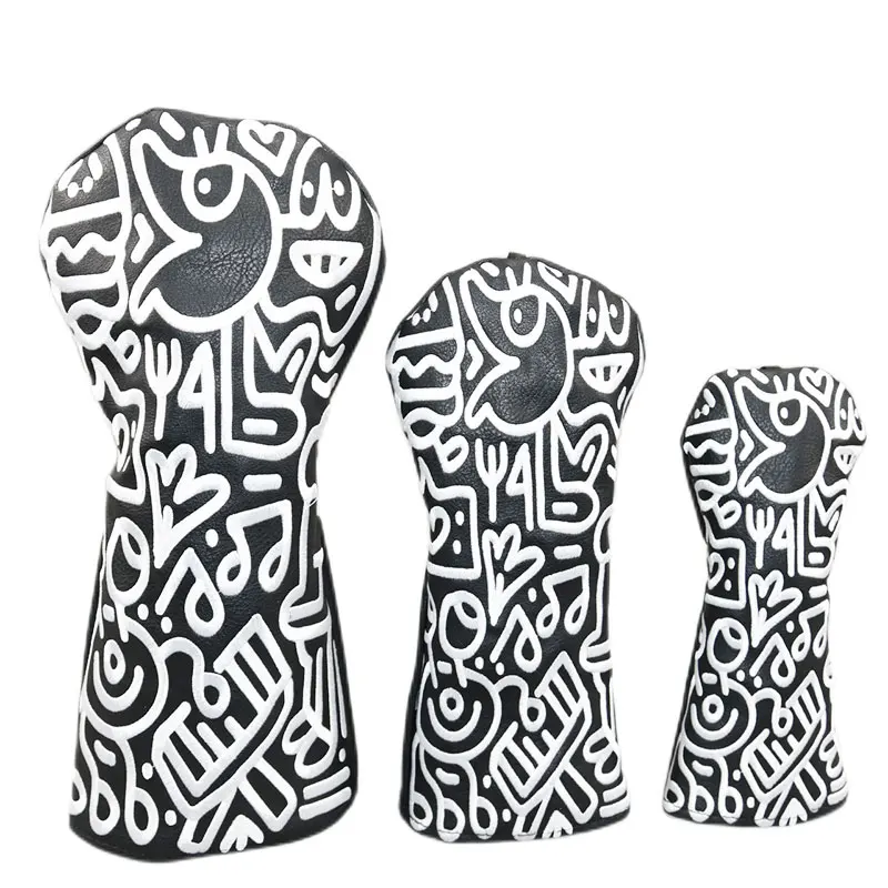 

Golf Driver HeadCover Club Head Protective Covers Color Protector Golf Supplies