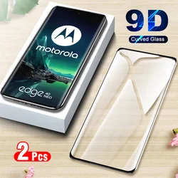 Premium 9D Curved Tempered Glass Screen Protector - Pack of 2 - Edge 70 Fusion (2 Pieces)