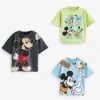 Mickey Mouse Boys T Shirts Summer Clothes Children Cartoon Short Sleeve Tops Kids Tees Toddler Costume O-neck Casual T-shirt 1