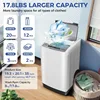 Nictemaw Portable Washing Machine, 17.8Lbs Capacity Full-Automatic Portable Washer, 2.4Cu.ft Washer 2