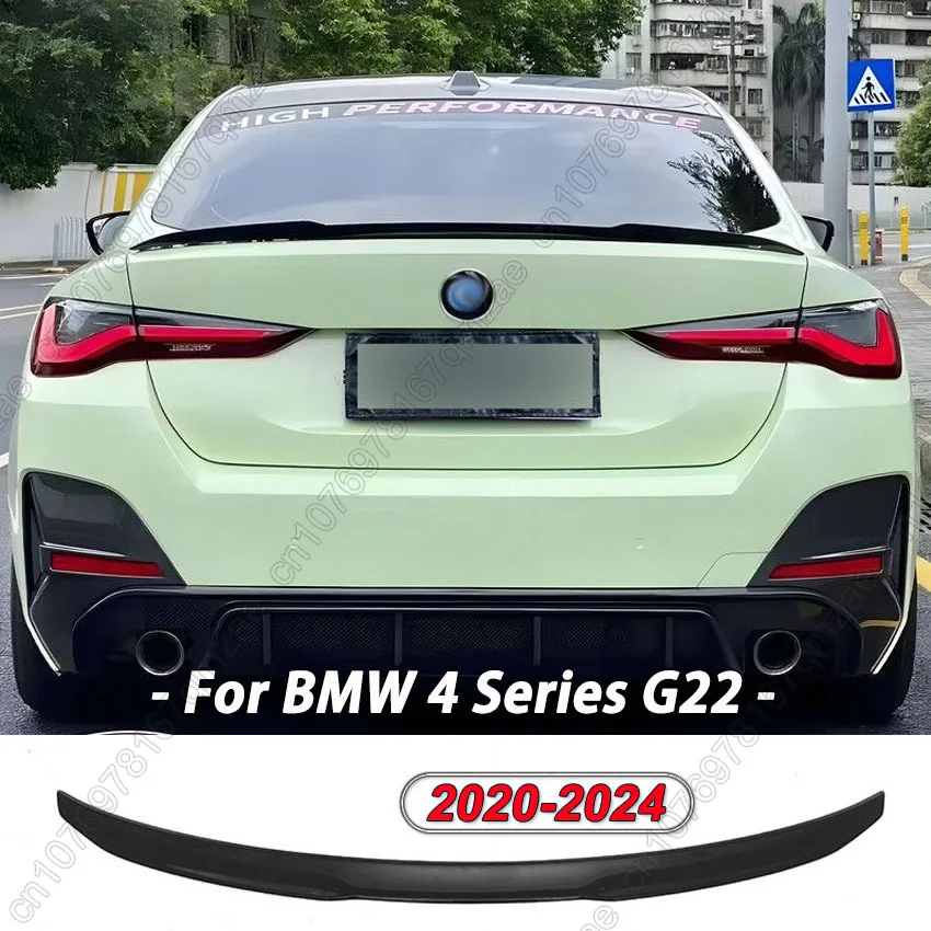 For BMW 4 Series G22 2020-2024 M4 Style Rear Spoiler