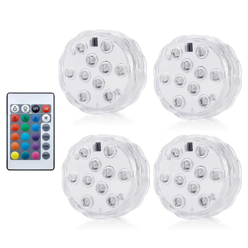 4PCS 10Light 1PC RC