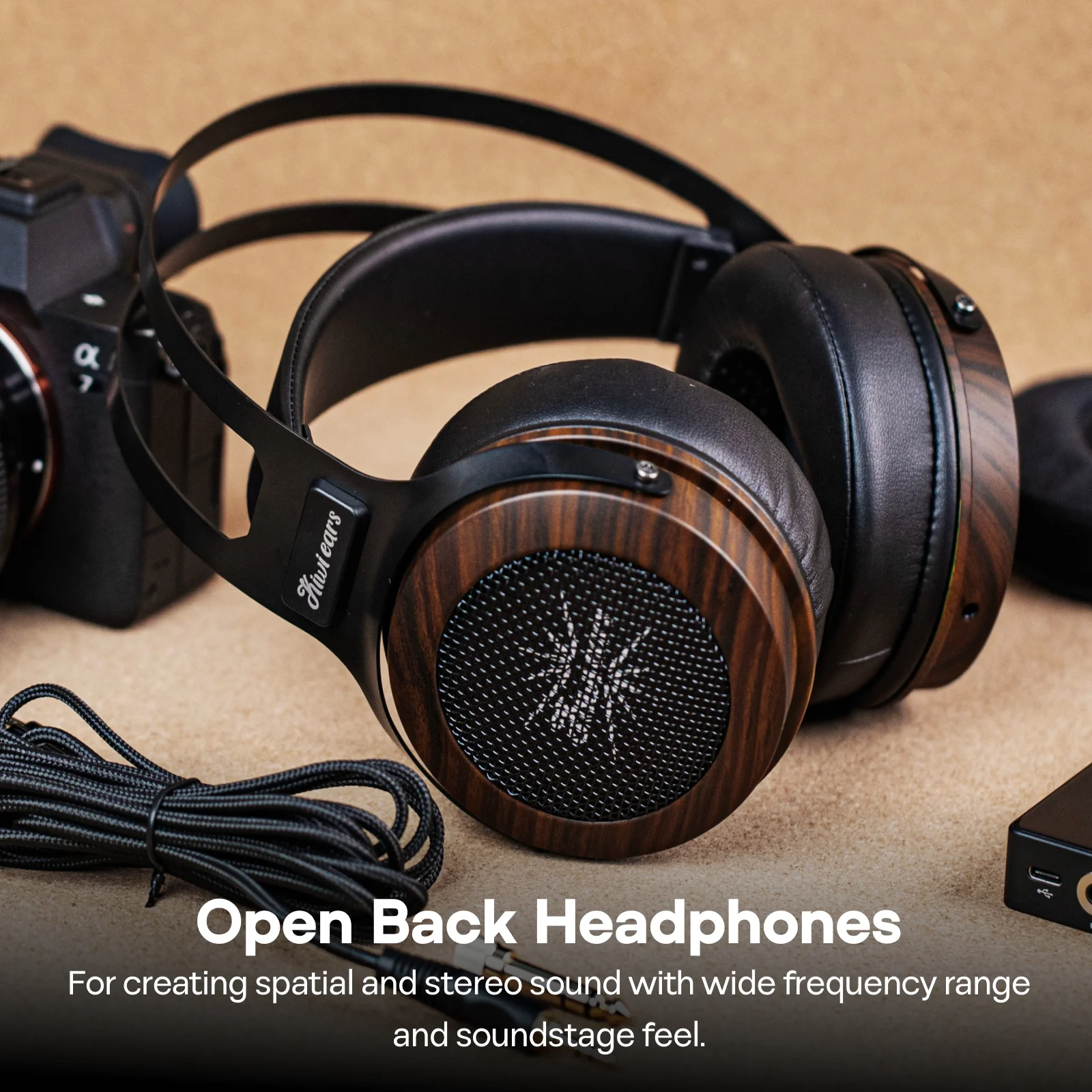 Linsoul Kiwi Ears Altruva Hi-Fi 50mm Dynamic Driver Headphones