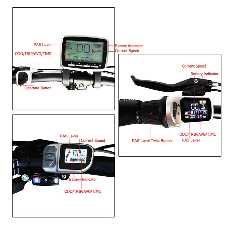   LCD ÷ 6  Tongsheng TSDZ2 ÷, ̵ ̺  ٱ Ebike   