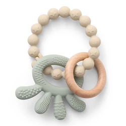 Baby Teething Toys 3 PCS, Food Grade Silicone Teethers for Babies 0-6 Months/6-12 Months, BPA Free Teething Relief Baby Chew Toy
