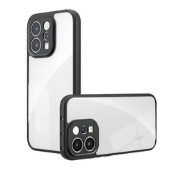 Skin Sensation Airbag Anti - Drop Phone Case Cover for Vivo V60e (Transparent Black)