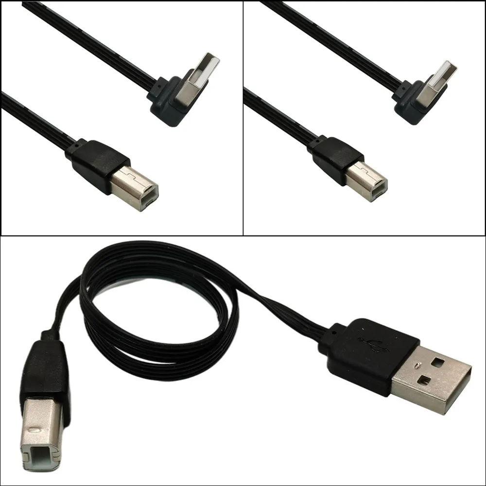 Компактный USB-кабель для принтера USB Тип B штекер-A штекер 2 0 кабель этикеток Canon Epson