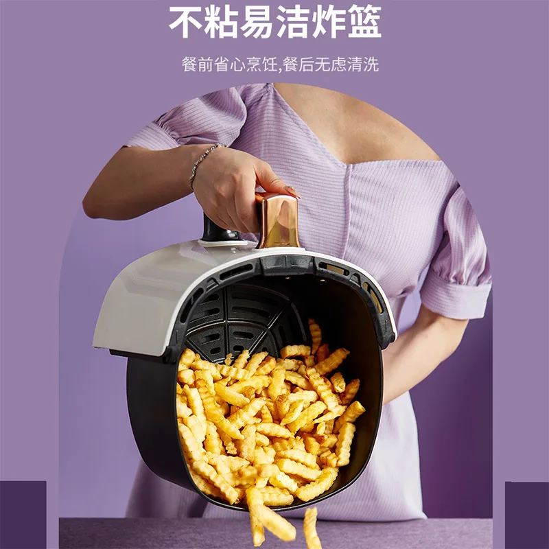 Xiaomi Heyplus 6L Air Fryer Without Oil Hot Air Electric Fryer with  Viewable Window & Touch Screen Home Square Deep Fryer - AliExpress