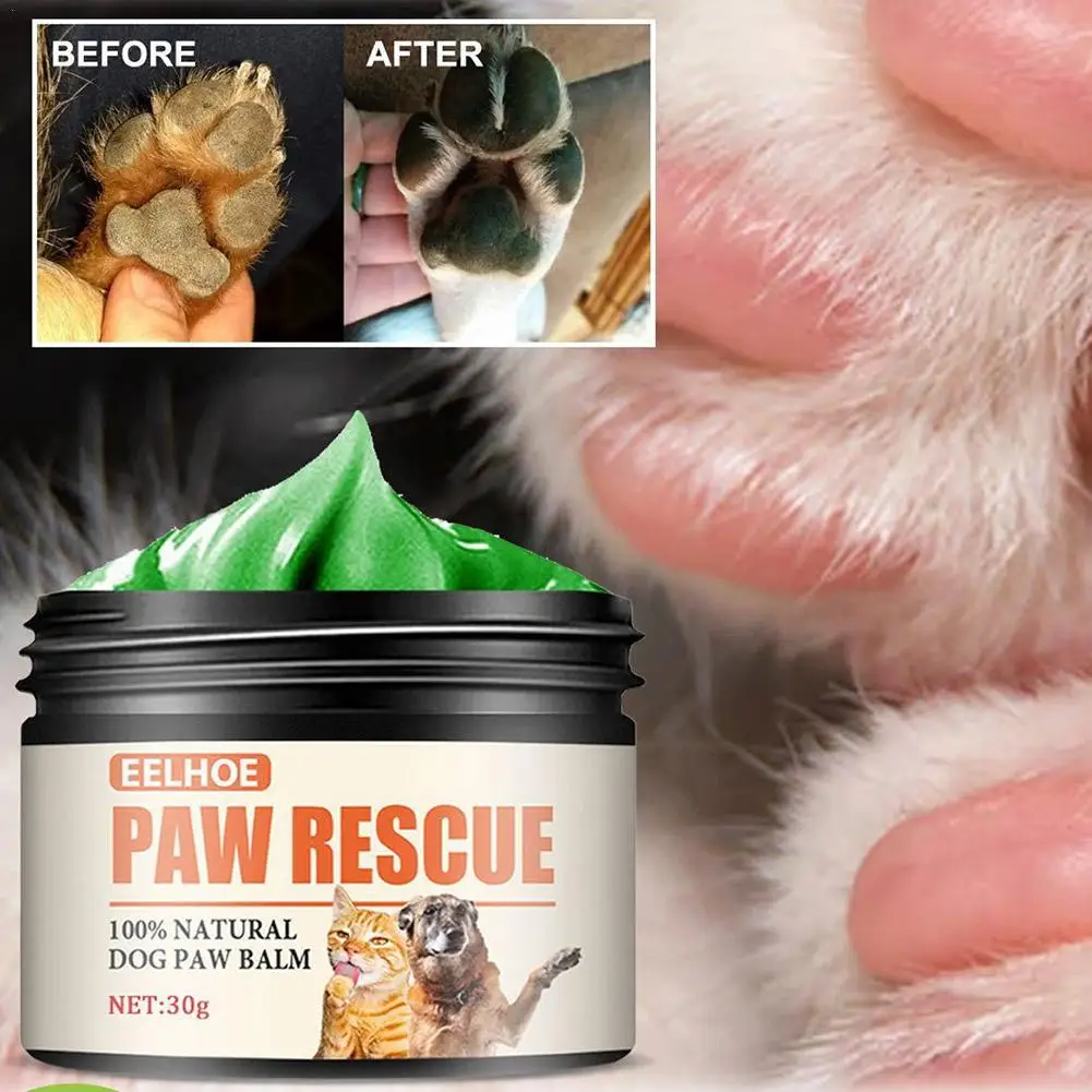 Pet Paw Balm Natural Pet Care Soother Cream Cat Dog Foot Moisturizer Repair Dry Cracking Skin Household Winter Paw Pad Care Balm