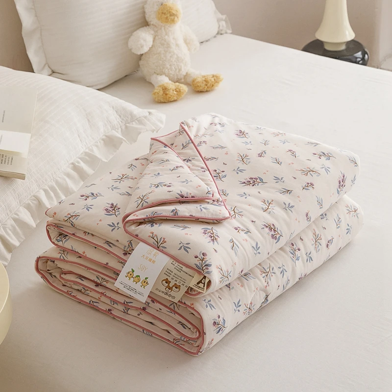 summer-lightweight-thin-quilt-blankets-comfortable-cooling-air-condition-quilted-comforter-floral-print-bedspread-home-decor