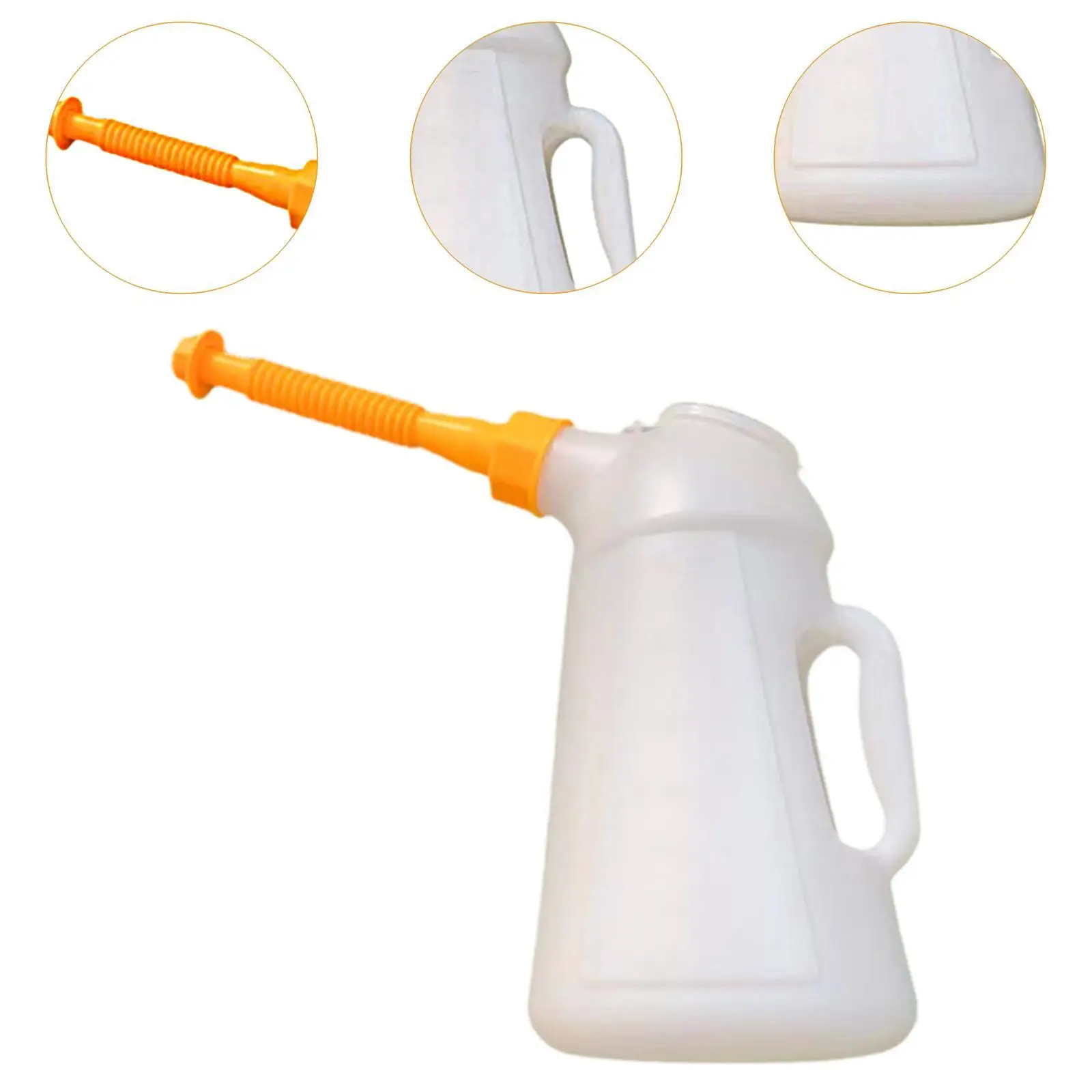 Oil Can with Spout Oil Jug Professional Equipment Changes with Measurement for